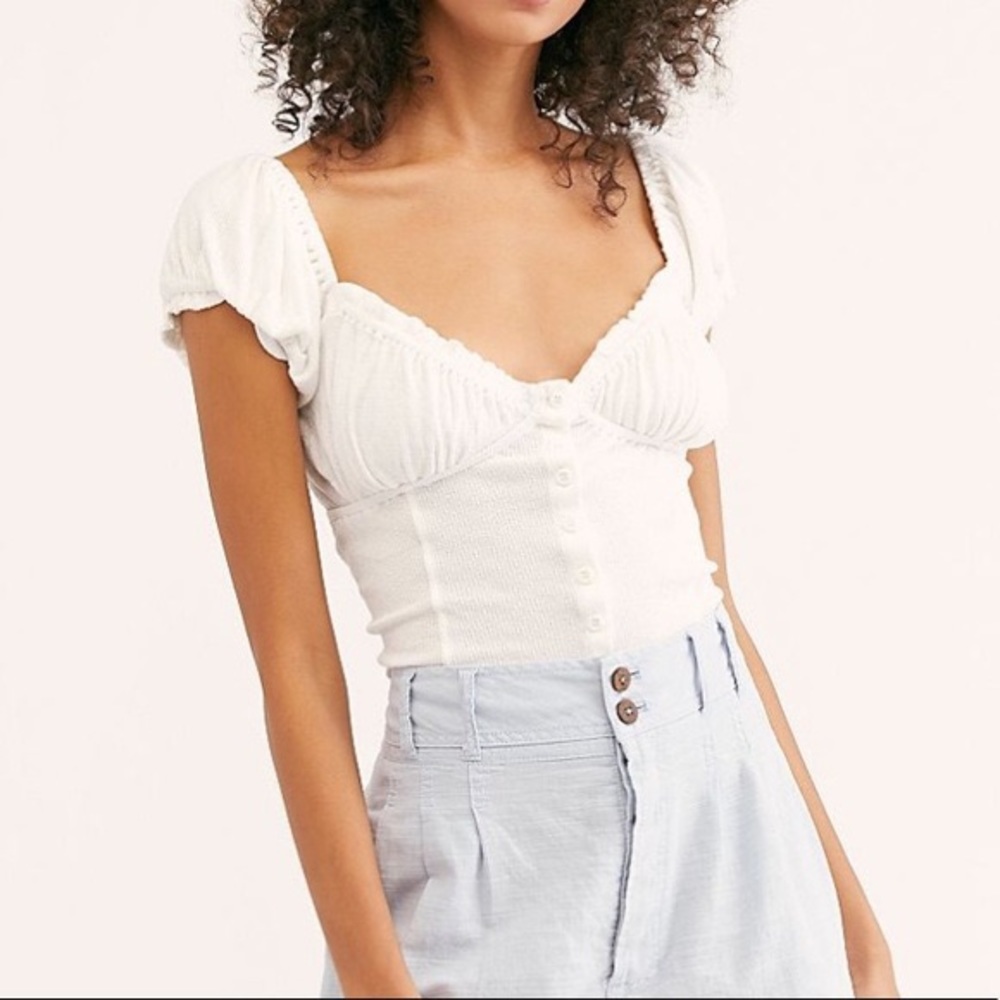 Free People Ladybug Crop Top
